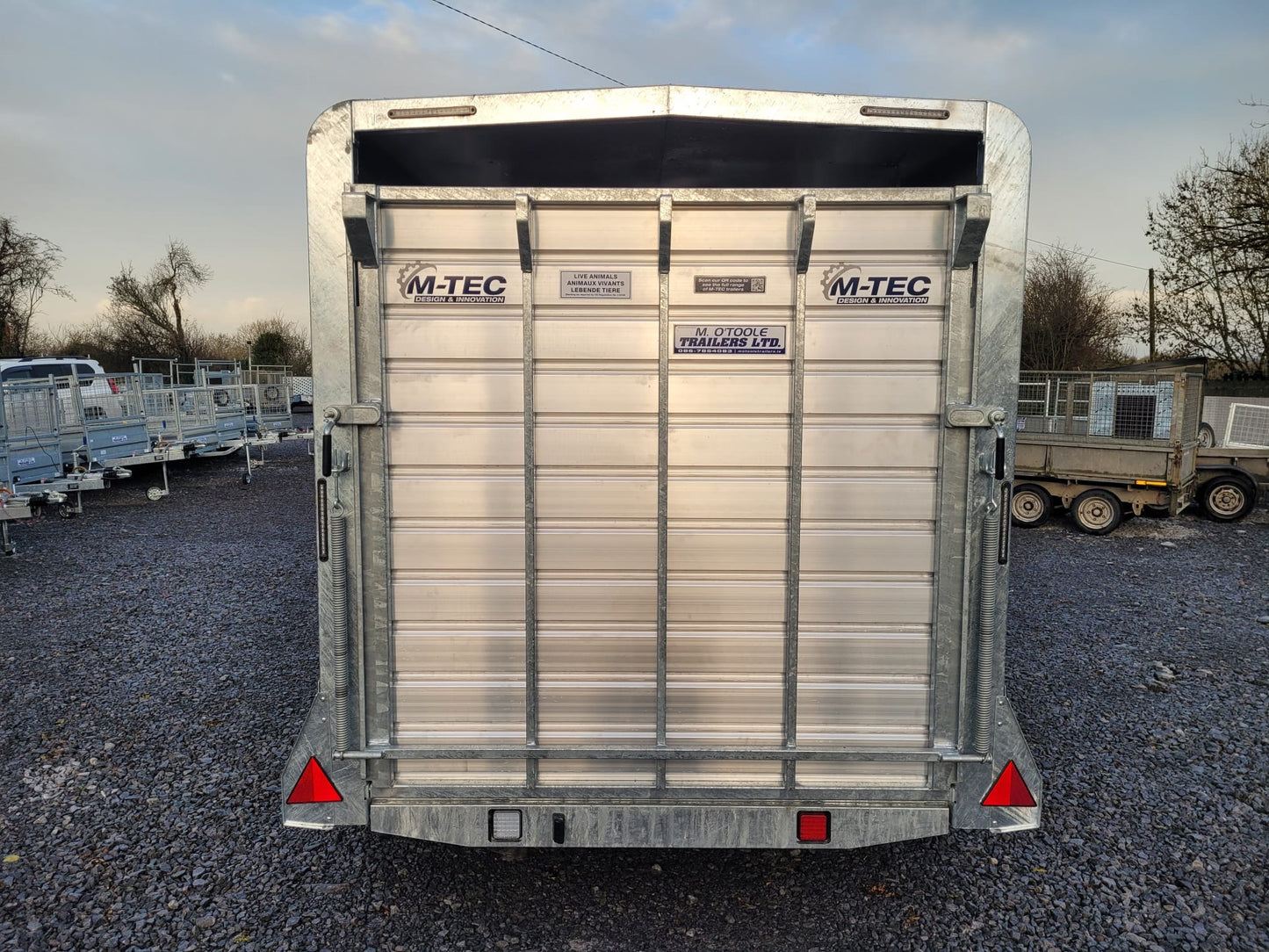 M-TEC 12' x 6' CATTLE TRAILER