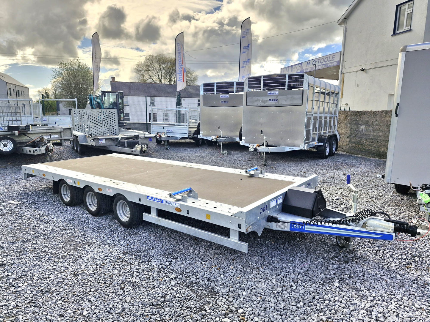Dale Kane 16' x 6'6'' and 14' x 6''6'' low loader transporter trailers m o toole trailers