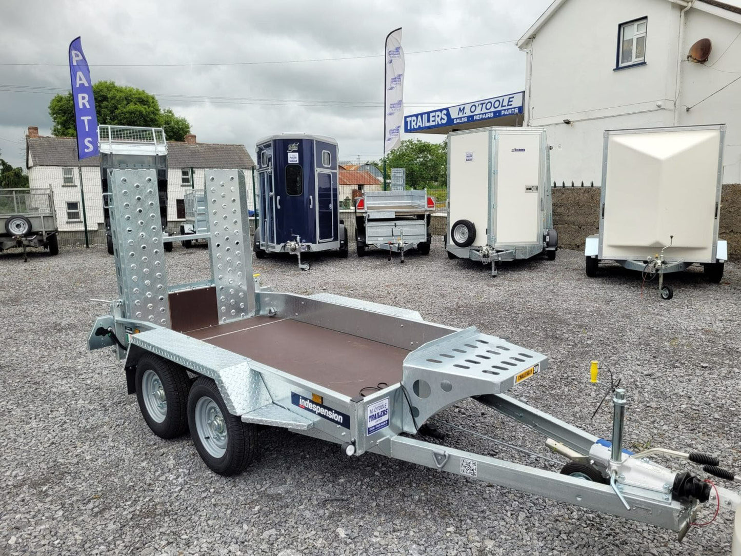 Indespension 9' x 4‘ Challenger 50 Beavertail Trailer (2700kgs)