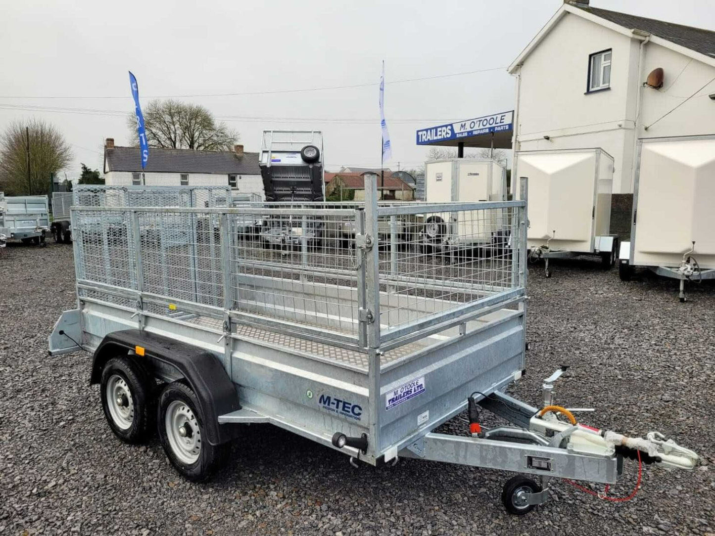 M-TEC 10FT X 5FT Twin Axle Trailer