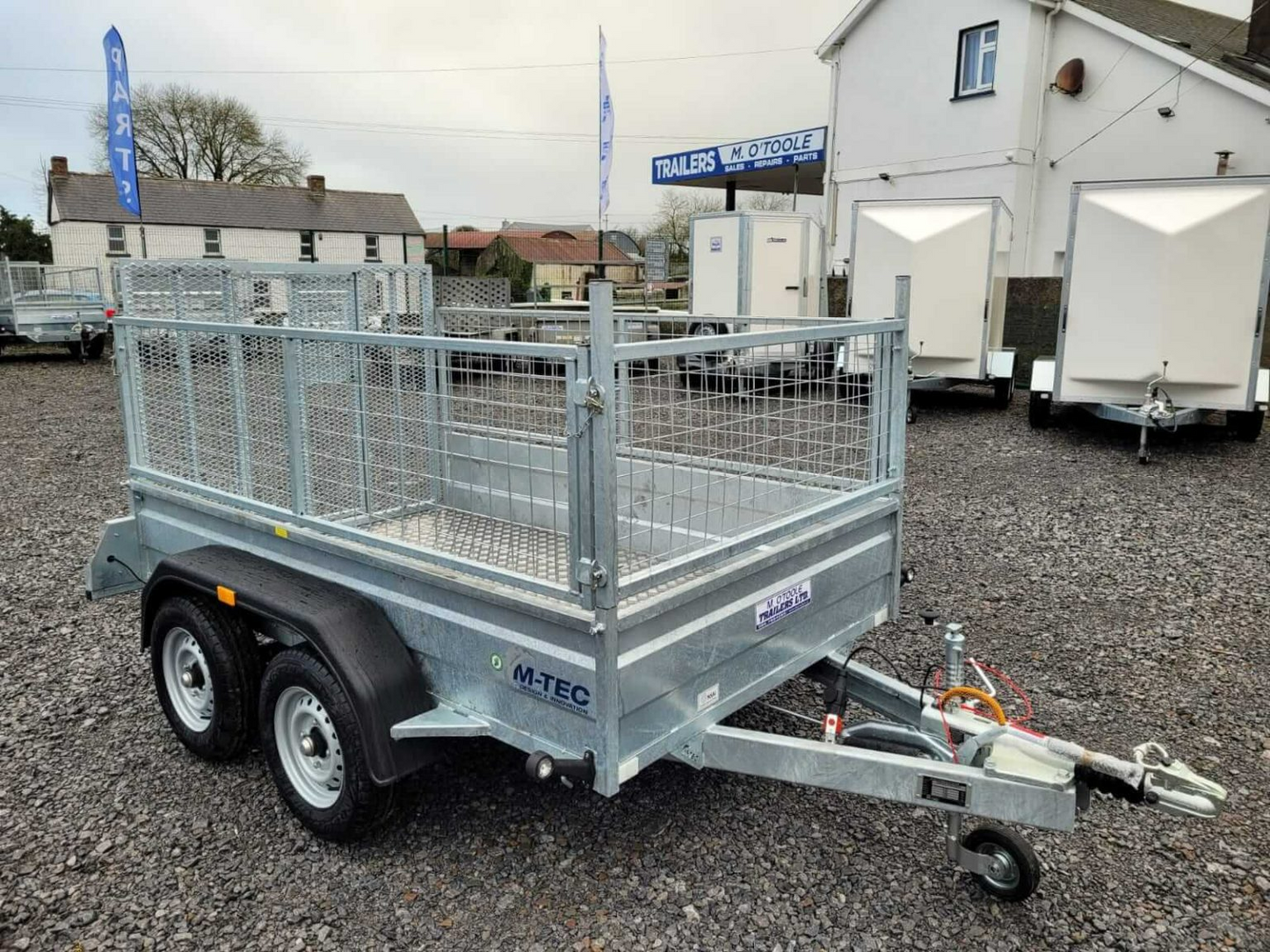 M-TEC 8FT X 5FT Twin Axle Trailer