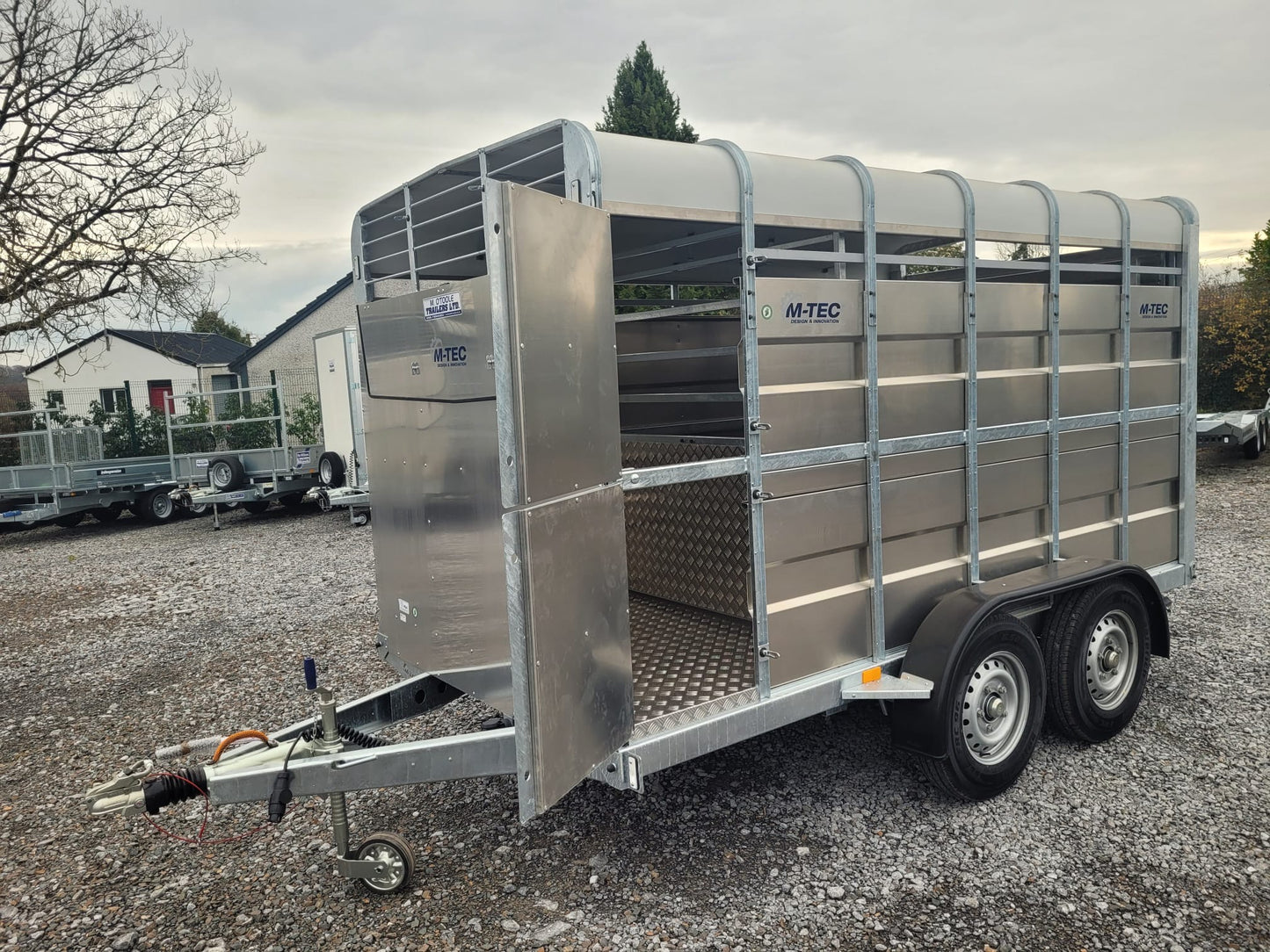 M-TEC 12' x 6' CATTLE TRAILER