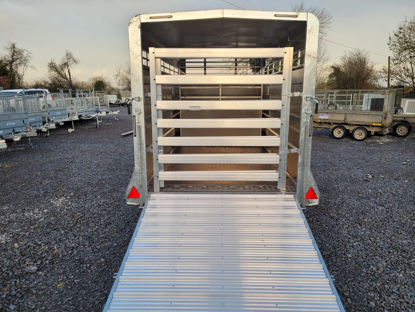 M-TEC 12' x 6' CATTLE TRAILER