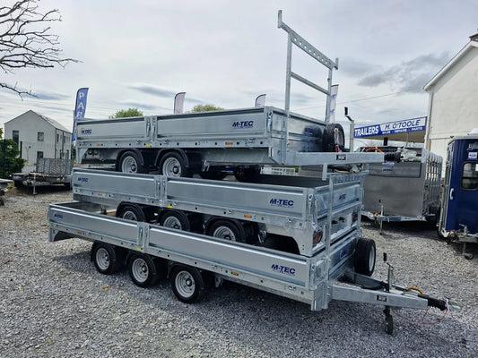 M-TEC FLATBED DROPSIDES TRAILER