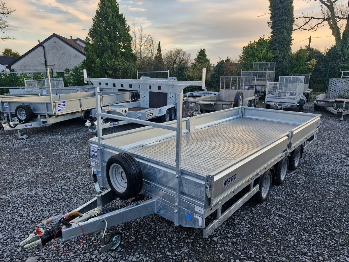 M-TEC FLATBED DROPSIDES TRAILER